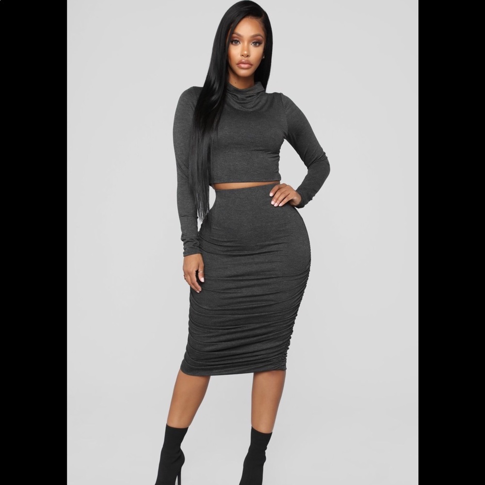 Jersey knit 2 piece set
